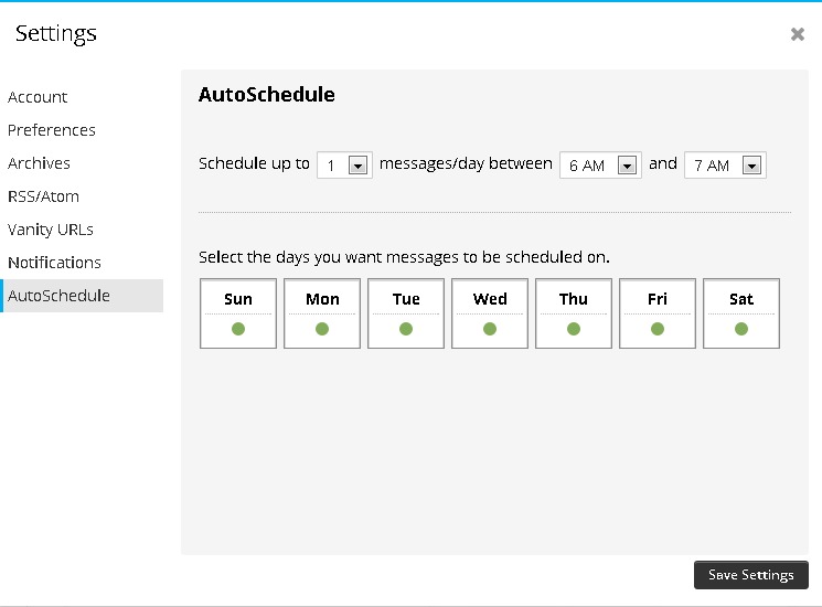 Autoschedule