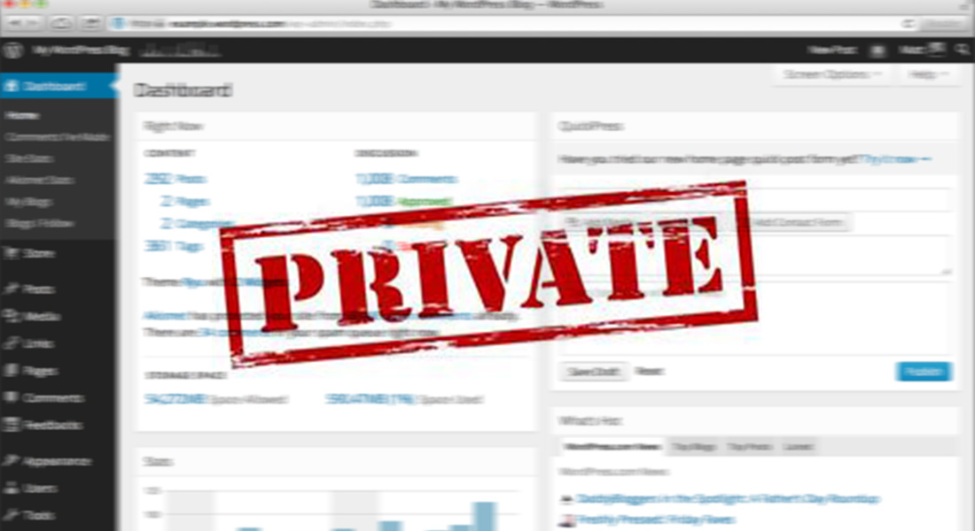 How To Make Your WordPress Blog or Website Private - Make A