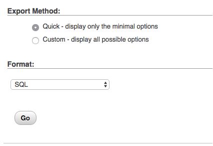 export method