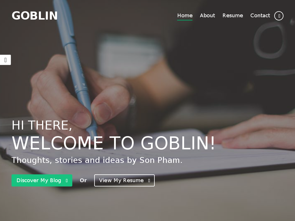 Goblin Minimalist - Content-Focused Theme