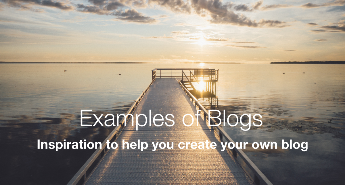 examples of blogs