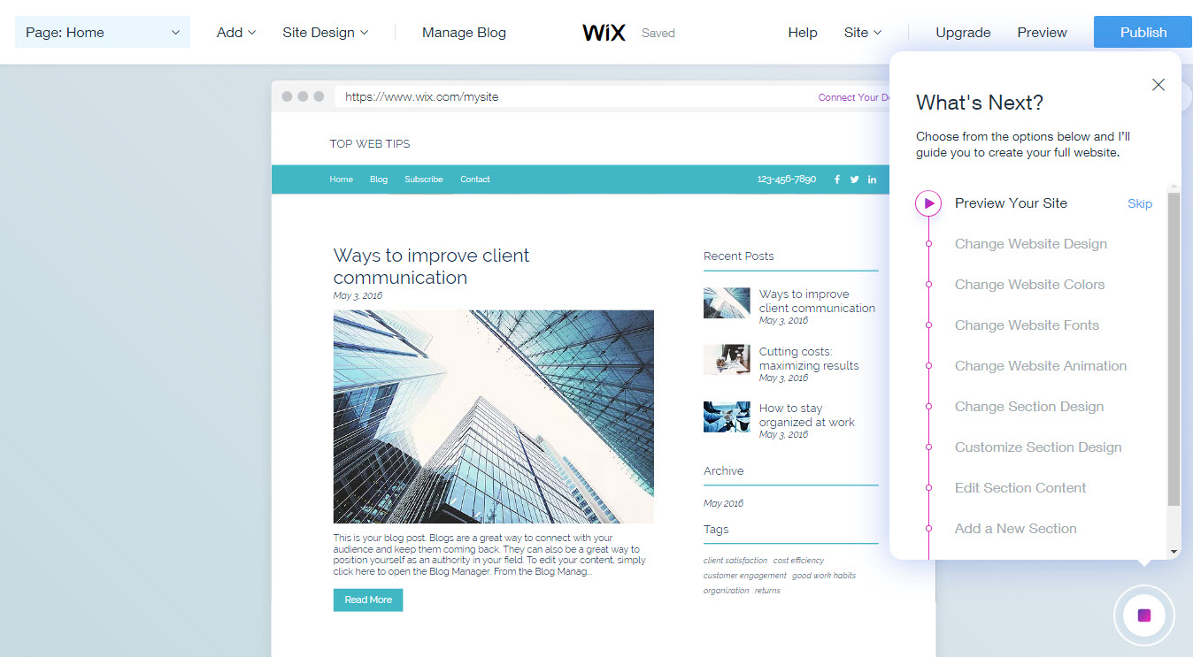 How To Build A Blog With Wix