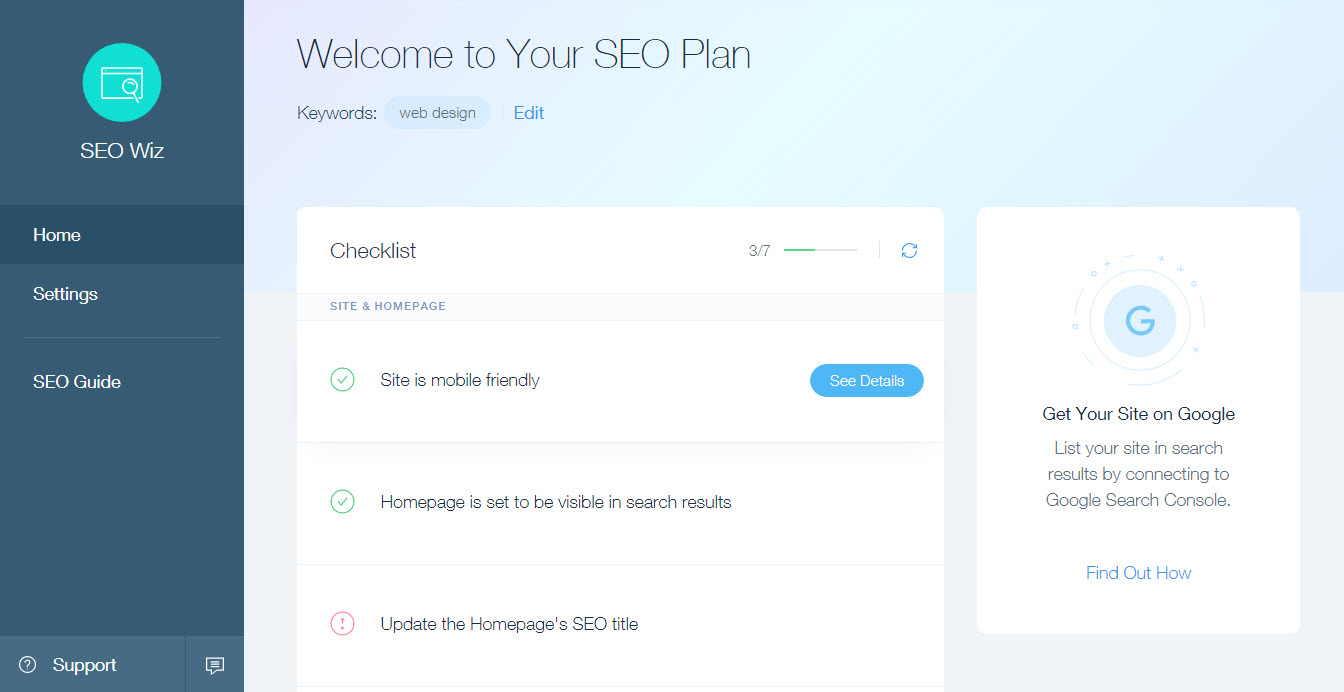 SEO Wiz Plan