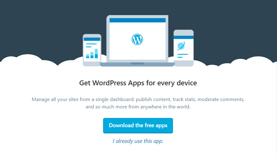 WordPress app