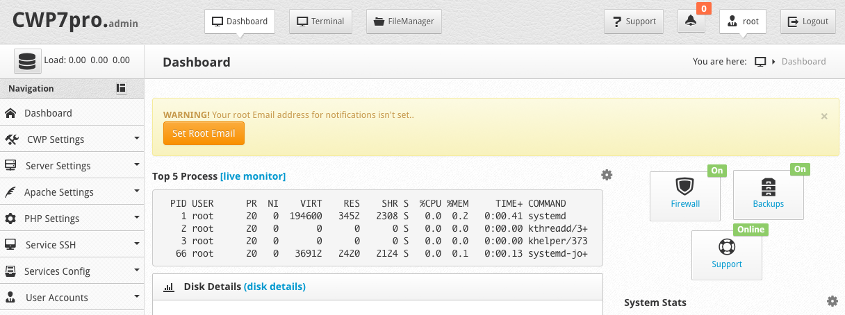 ejabberd centos web panel