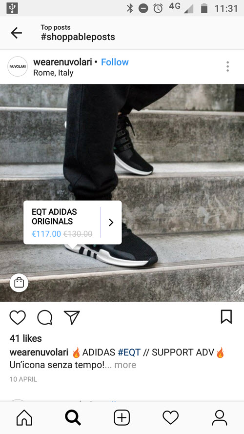 coupon adidas instagram