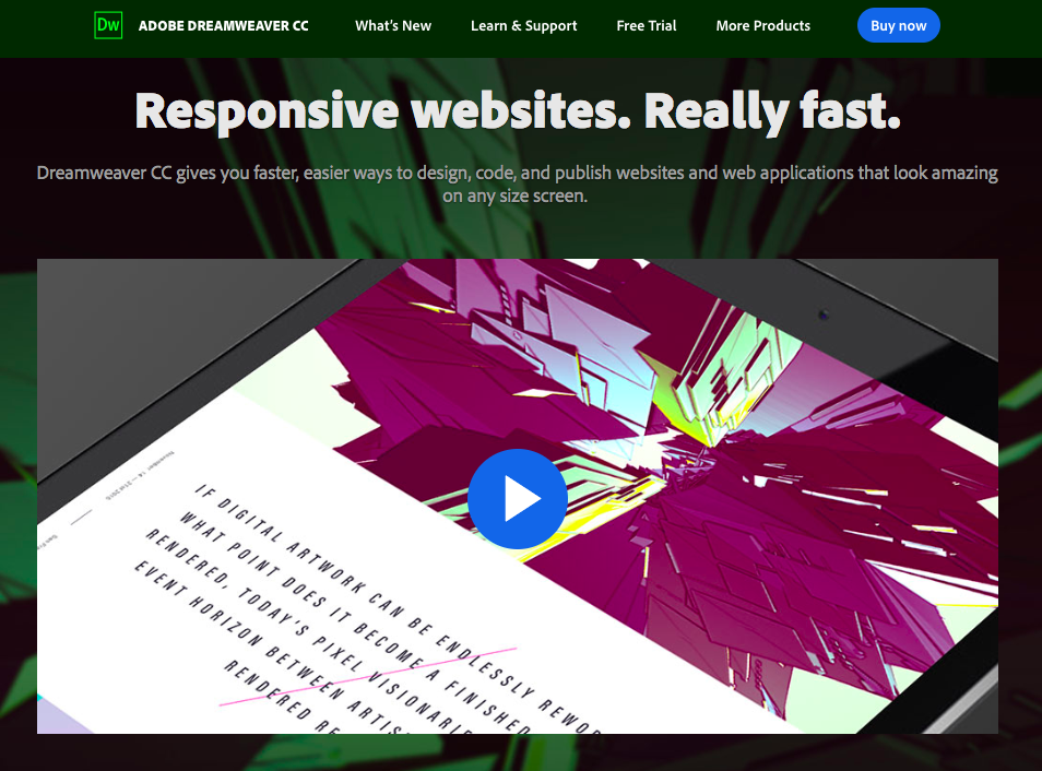 free download web design software dreamweaver