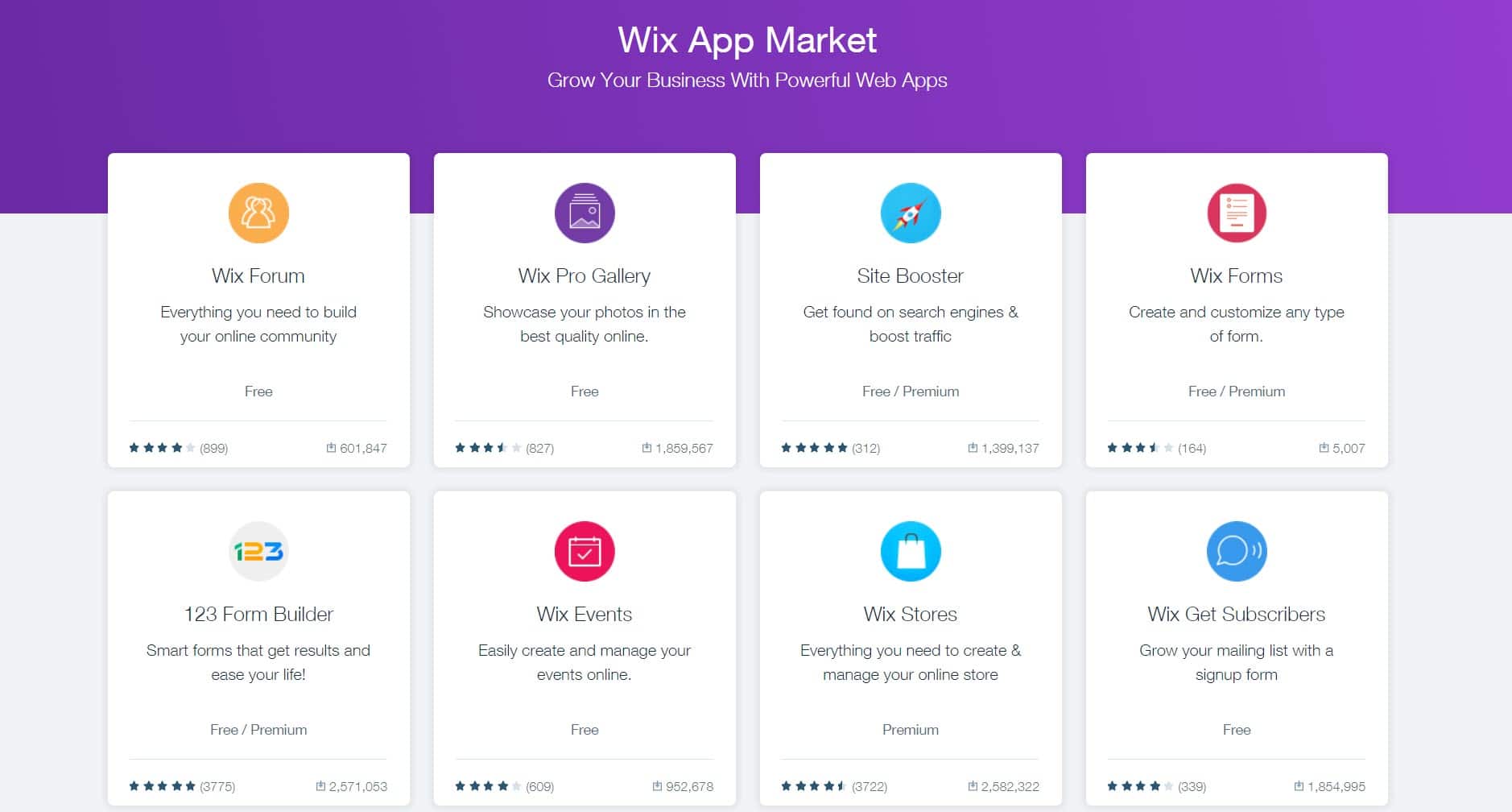 Wix App Market