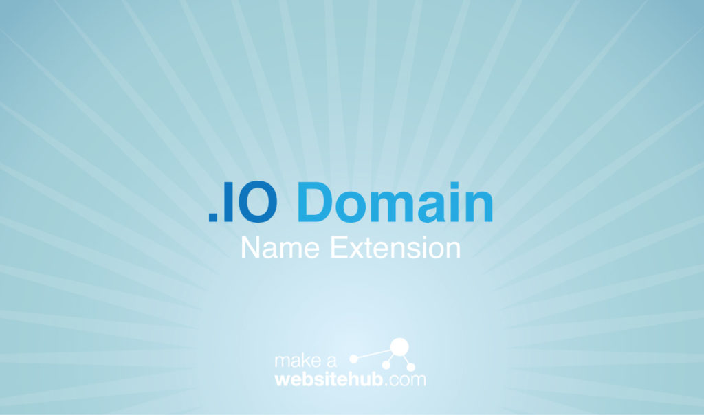 advantage of .io domain