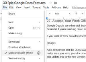 30 Epic Google Docs Tips and Features You Need to Be Using - Make A ...