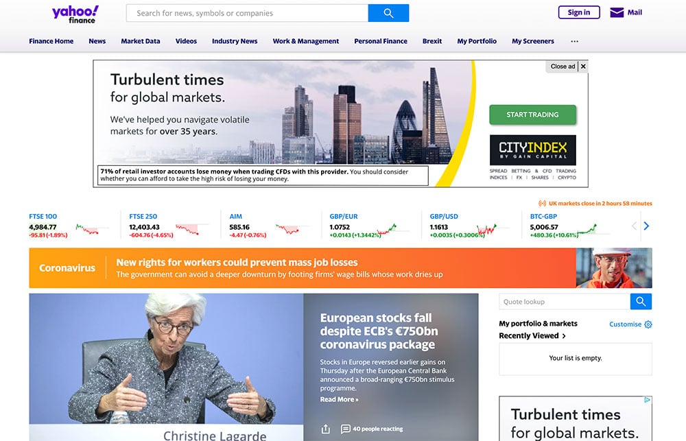 download finance yahoo com