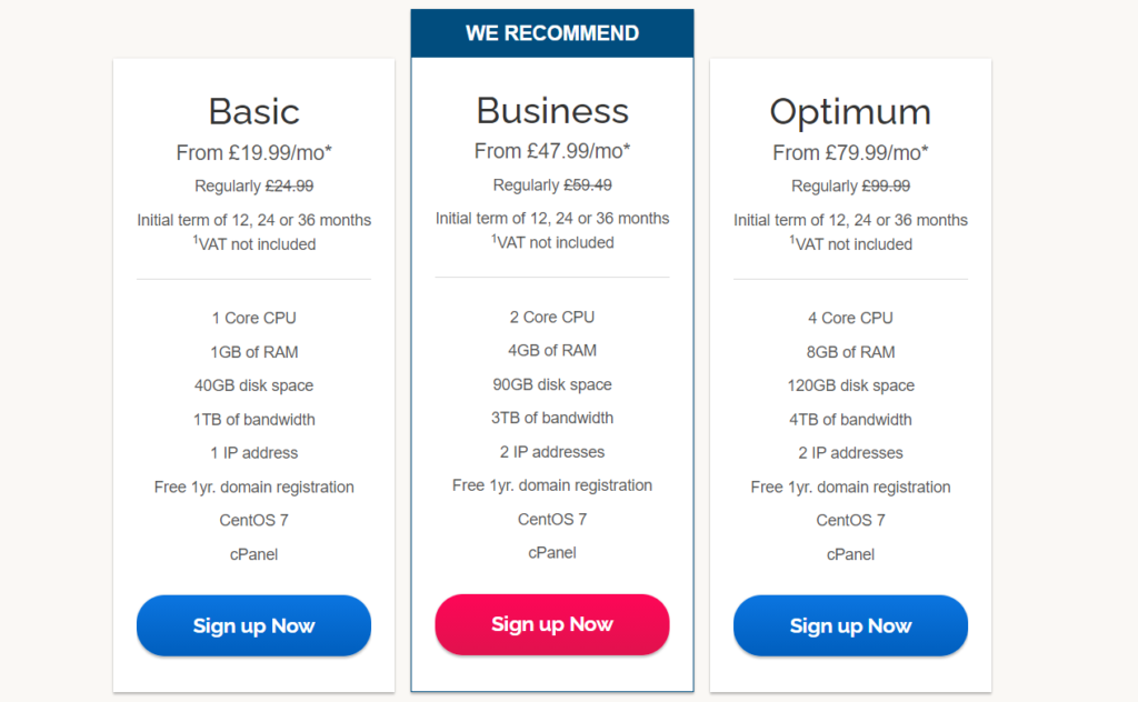 ipage vps hosting pricing